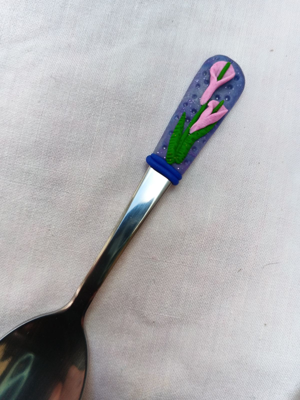 Mocca lžička Růžová Kala - délka 11cm, vhodná do nízkého hrníčku či šálku
