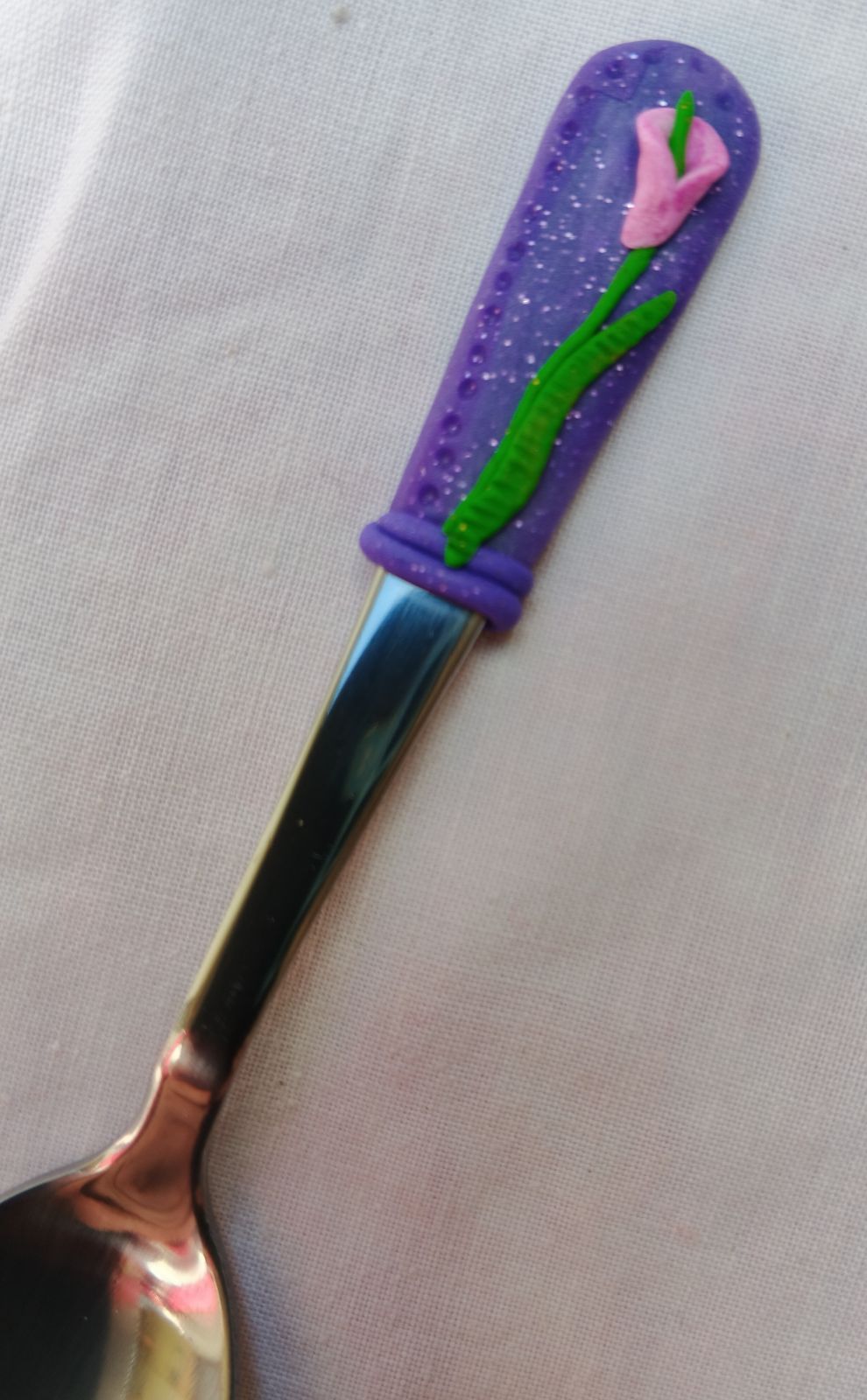 Mocca lžička Růžová Kala - délka 11cm, vhodná do nízkého hrníčku či šálku
