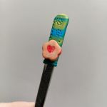 4. Čajová lžička dekorovaná lineckým cukrovím - vánoční téma - klasické slepované koláčky, srdíčka, kytičky