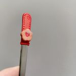 7. Čajová lžička dekorovaná lineckým cukrovím - vánoční téma - klasické slepované koláčky, srdíčka, kytičky