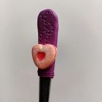 8. koktejlová - latté - lžička dekorovaná lineckým cukrovím - vánoční téma - klasické slepované koláčky, srdíčka, kytičky