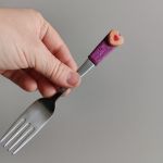 Linecké - vidlička 7. dezertní vidličky dekorované lineckým cukrovím - vánoční téma - klasické slepované koláčky, srdíčka, kytičky