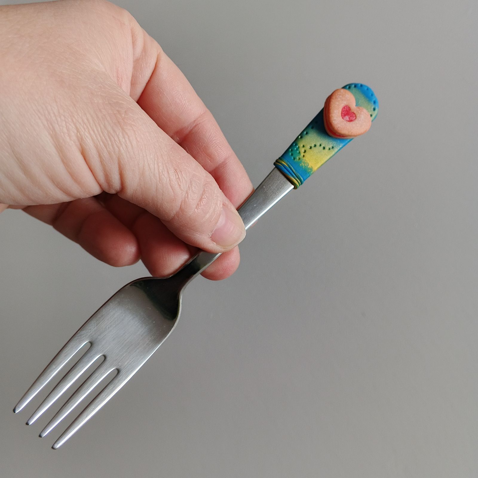 Linecké - vidlička 8. dezertní vidličky dekorované lineckým cukrovím - vánoční téma - klasické slepované koláčky, srdíčka, kytičky