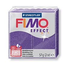 FIMO efekt fialová se třpytkami 57g STAEDTLER FIMO