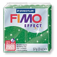 FIMO efekt zelená se třpytkami 57g STAEDTLER FIMO