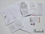 Liščí děvčátko - Kreativní sada na vytvoření scrapbook přání - 10 sad do školy, školky, na oslavy, párty, dílny, workshop, DYI Veronika "Tanísek" Kocková