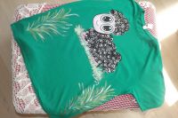 Beránek pro Beránka XL - zelené triko s krátkým rukávem Veronika "Tanísek" Kocková