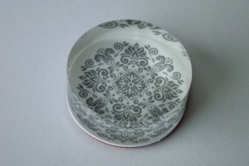 Květinová Mandala - Gumové razítko na akrylovém štočku. Vhodné jako hlavní motiv i na pozadí velmi jemné detaily, ornament, květina. Vhodná například pro scrapbook, cardmaking