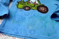 Traktor 92 - modré triko s dlouhým rukávem Veronika "Tanísek" Kocková