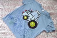 Nebesky modré tričko s traktorem 122 Adler Veronika "Tanísek" Kocková