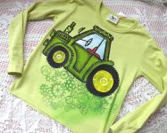 Traktor zelený na zeleném dr.116 Veronika "Tanísek" Kocková